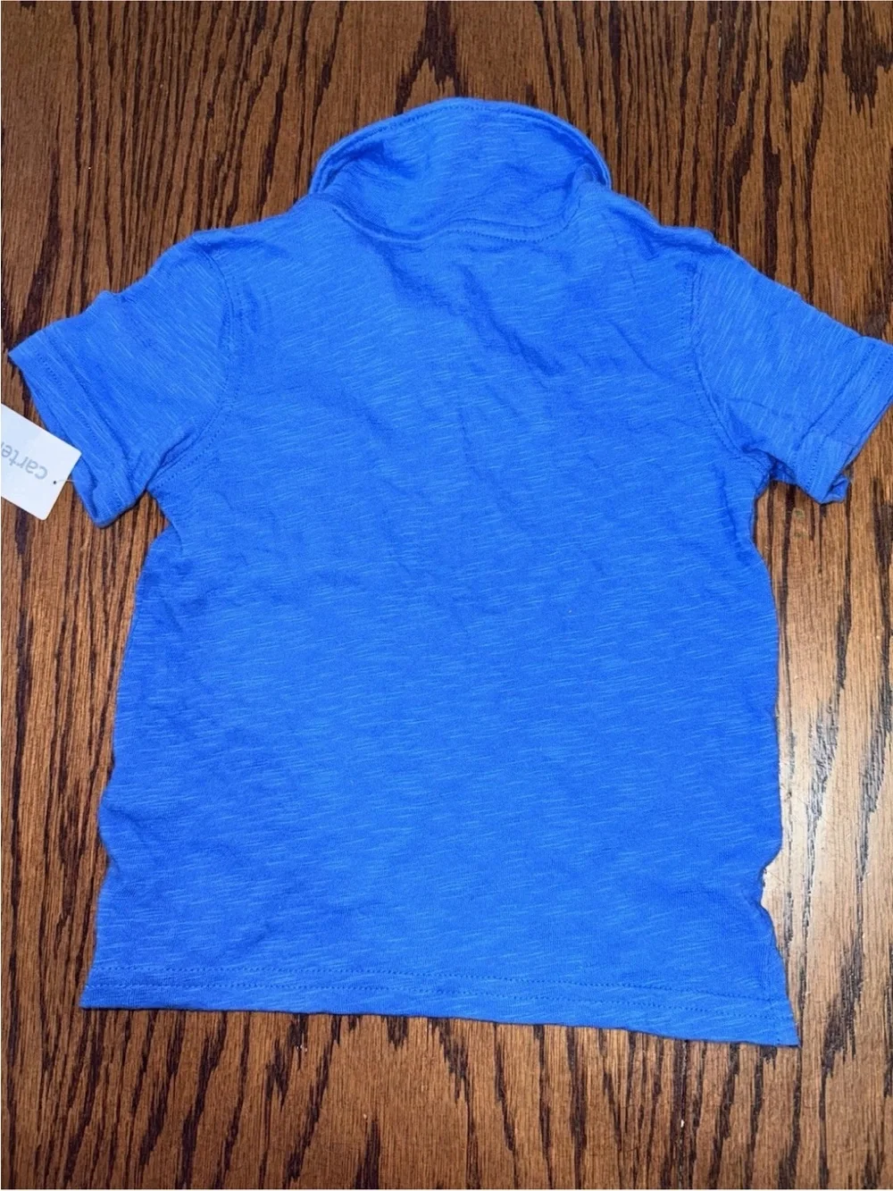 NWT Boys 2T Carters Short Sleeved Blue Polo Shirt pocket sunglasses